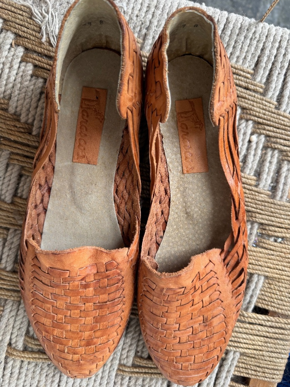 Leather sandals